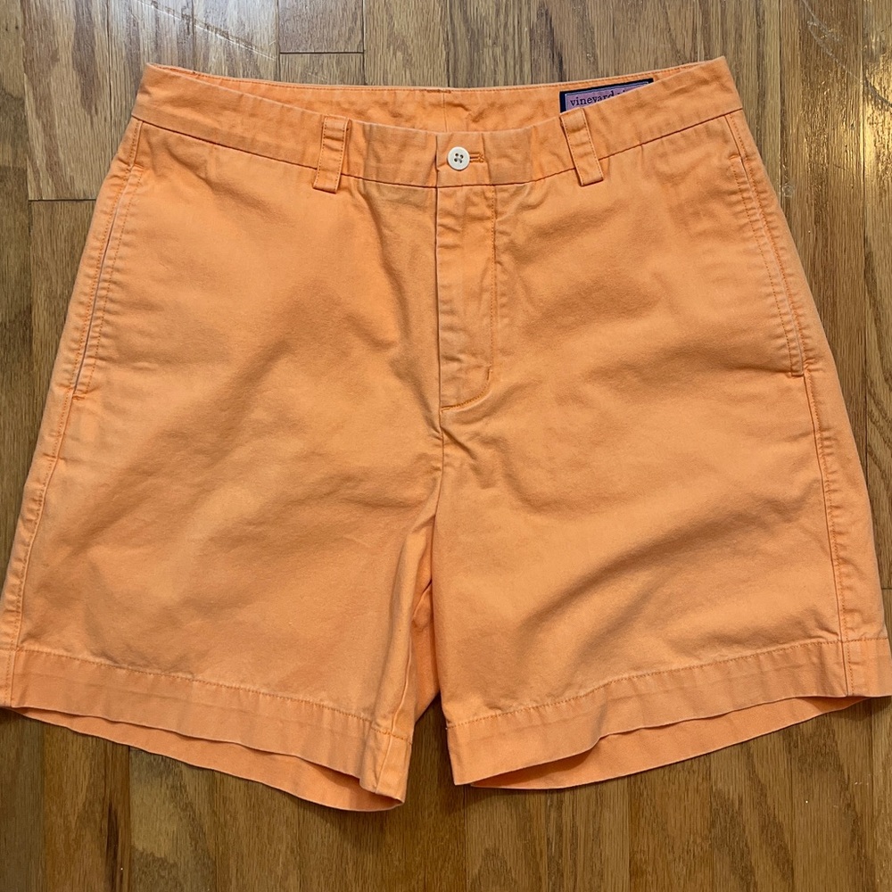 Vineyard Vines Size 32 Orange Dock Shorts